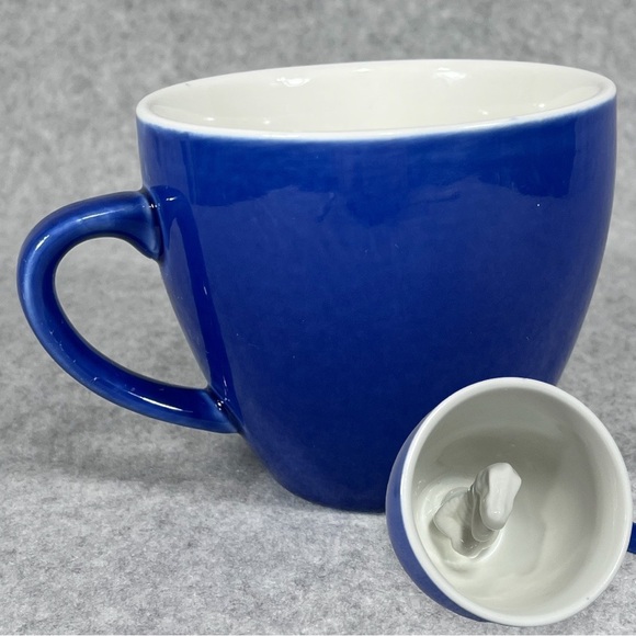 Creature Cups Other - Dinosaur T-Rex Ceramic Blue Coffee Mug Surprise 3D Creature Cups 11 FL Oz Cup‎